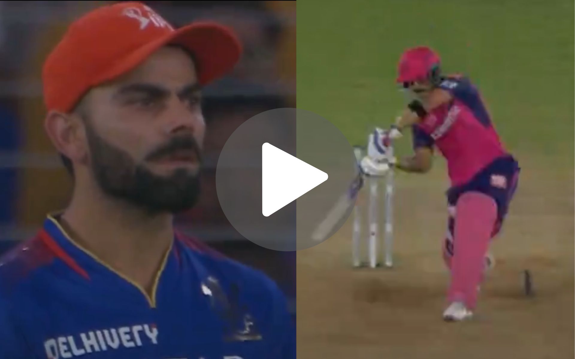 [Watch] Virat Kohli's Disturbed Look After Riyan Parag Kills RCB's Hopes With A Six & Four